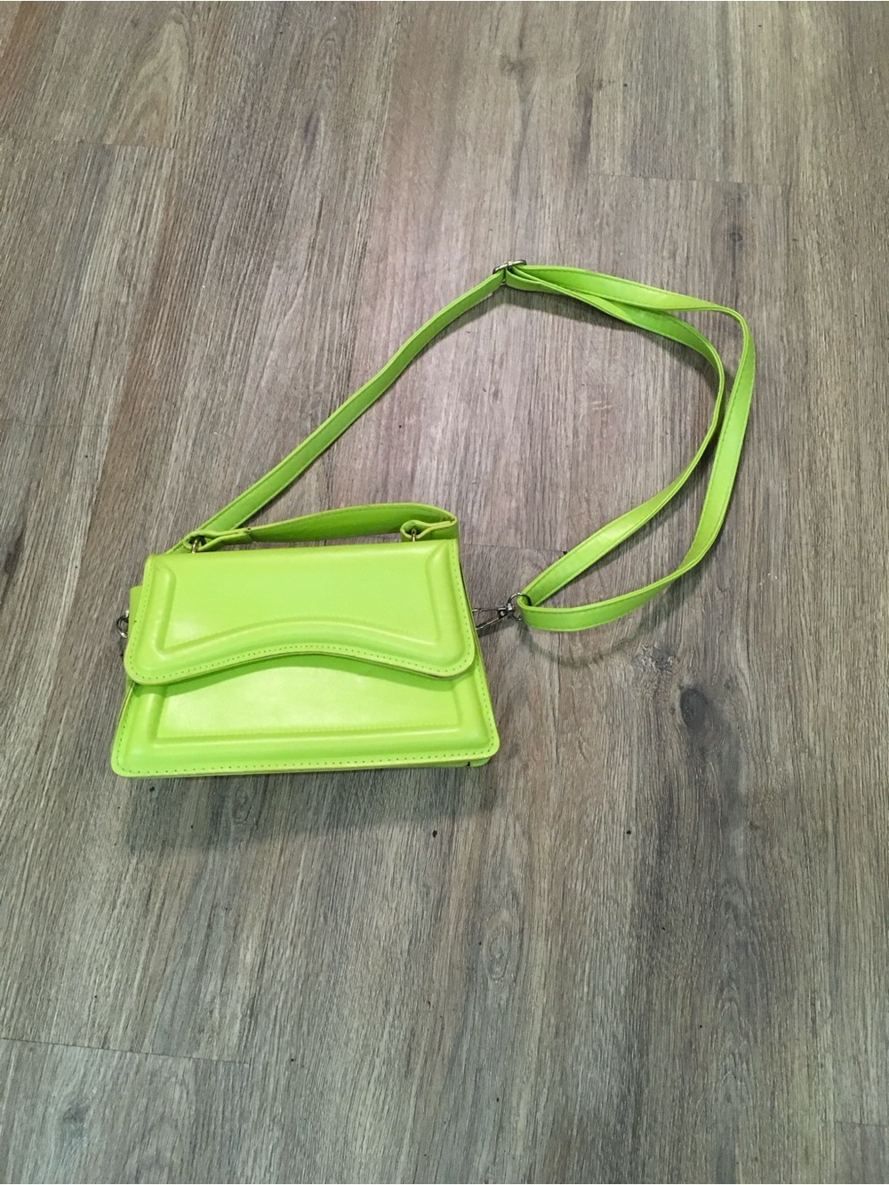 Lime Green Crossbody Shoulder Bag